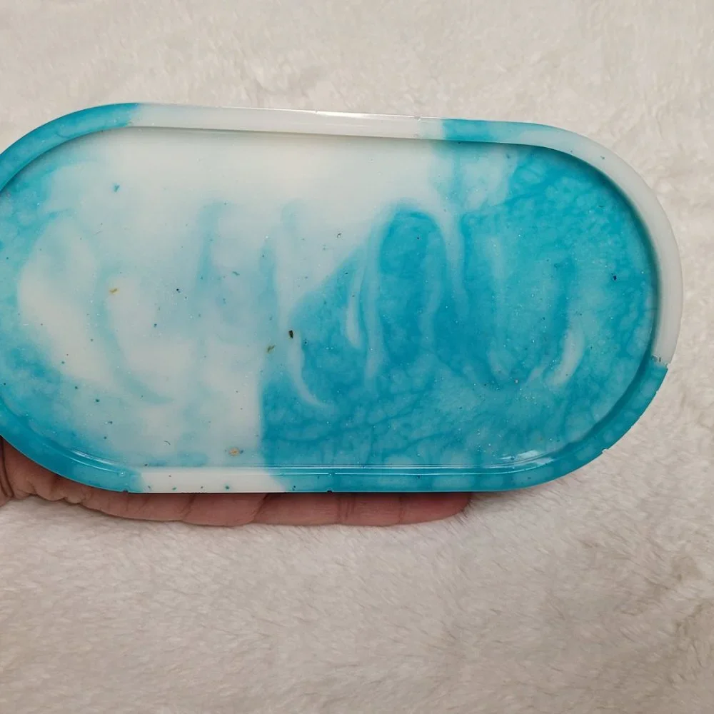 Blue Jewelry Tray